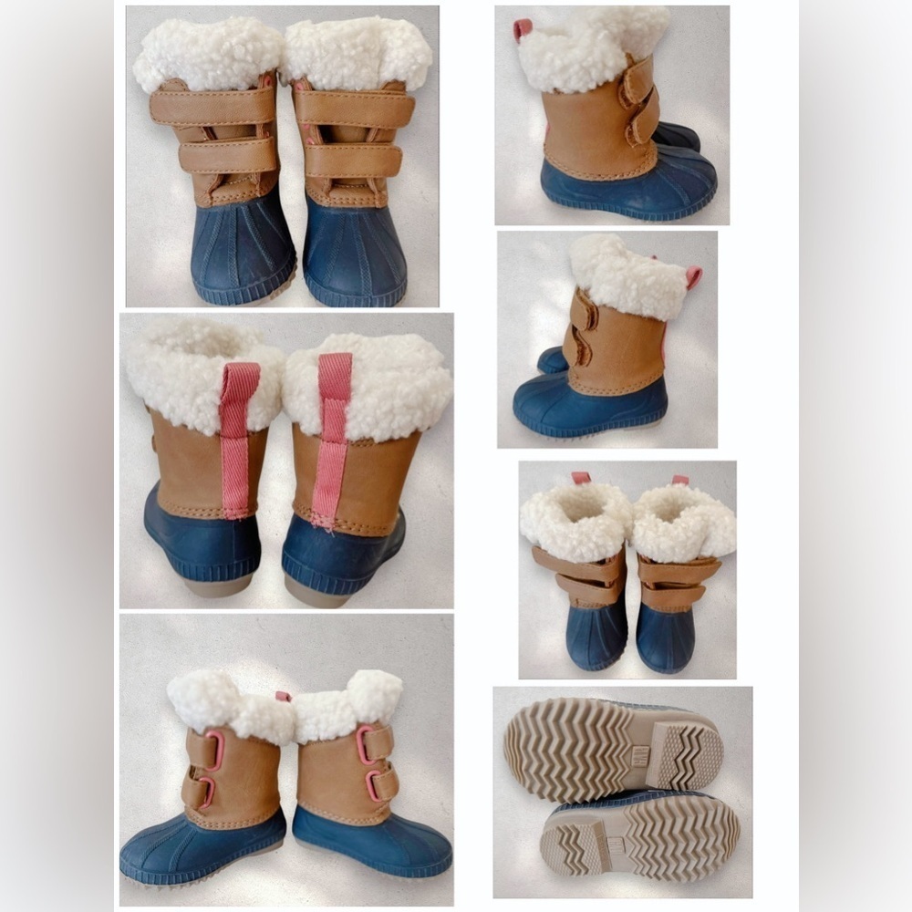 GAP Toddler Sherpa-Lined Duck Boots (SH99)